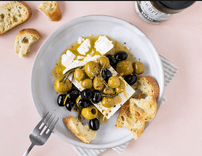 Bread and Marinated Olives